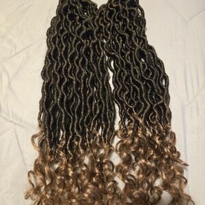 2 bundles of faux locs crochet hair